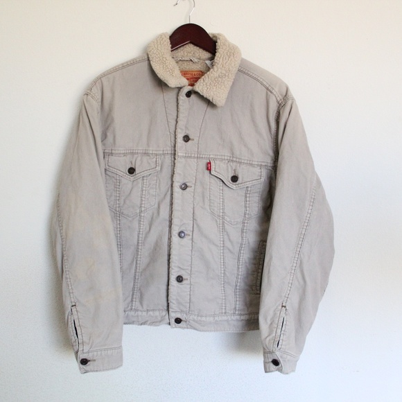 levi's sherpa corduroy jacket